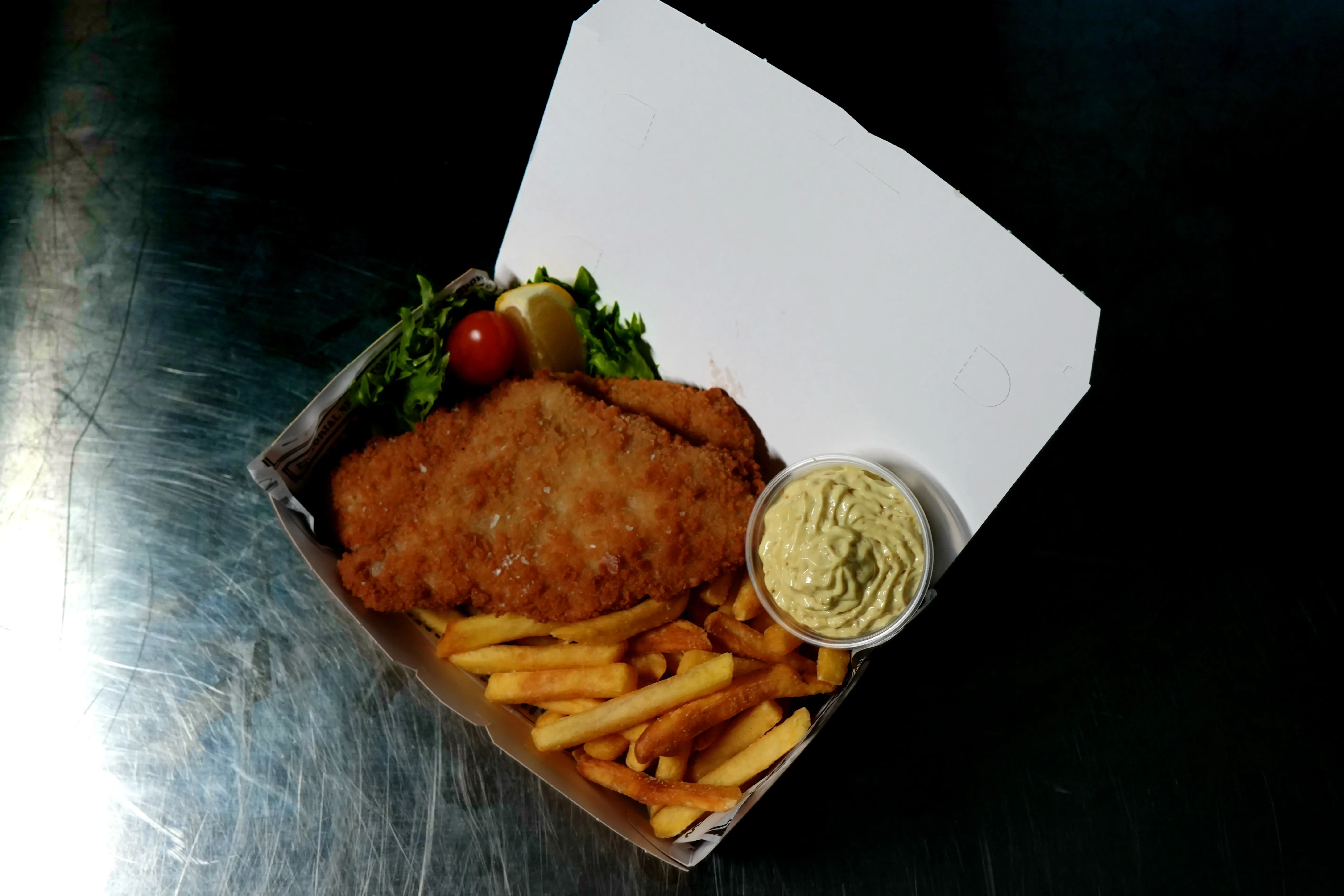 2 stegte fiskefileter